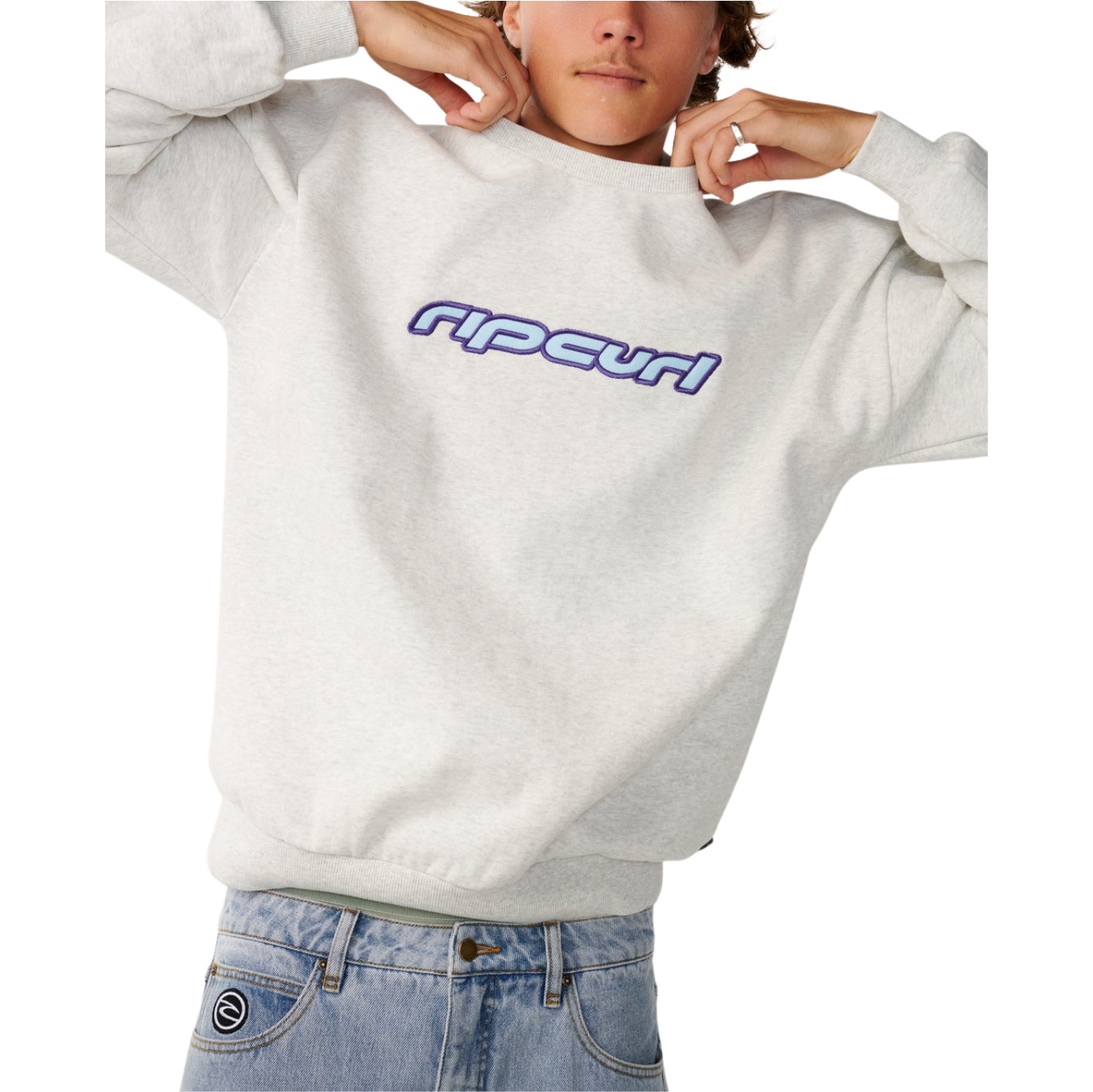 2026 Rip Curl Mens Archive Crew Sweatshirt 0F8MFL - Sports Marle